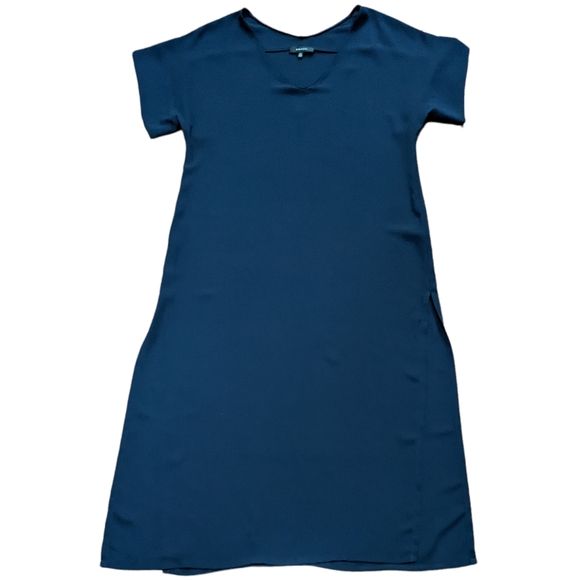 Aritzia Babaton Oversized V Neck Midi Dress Size XXS - Picture 4 of 11